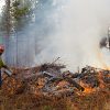Fall Pile burning on the Deschutes NF