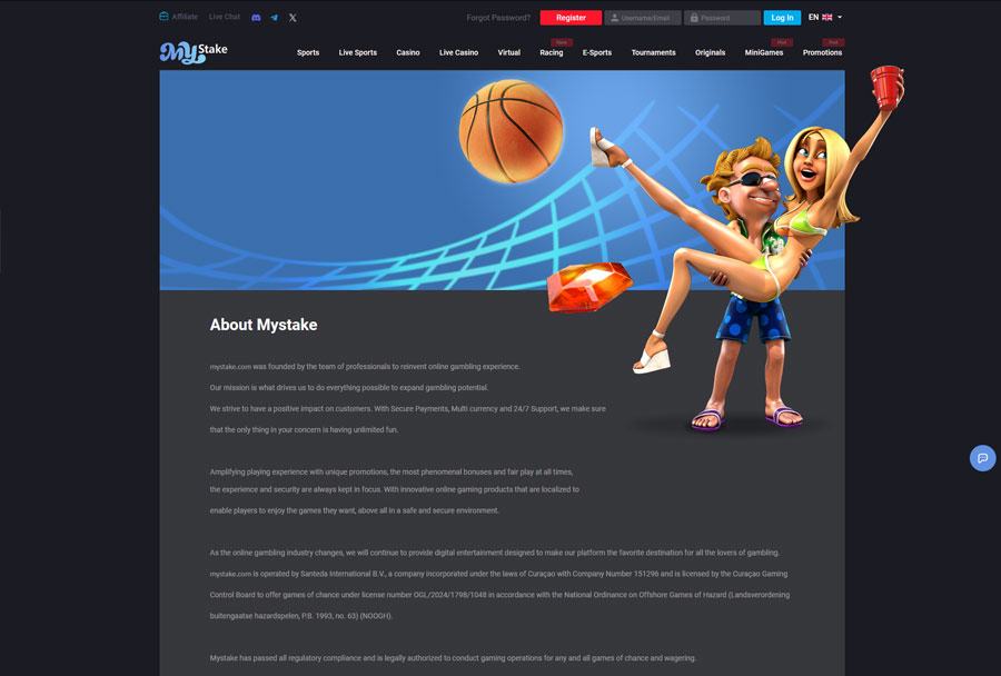 MyStake Casino Licensing, Security, and Player Safety