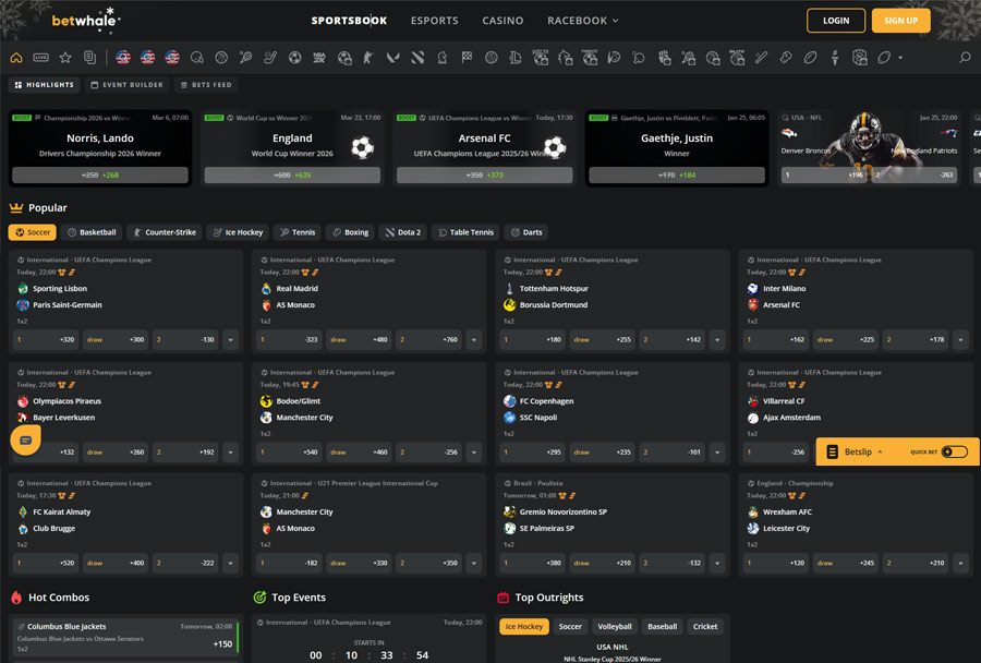 BetWhale Sportsbook